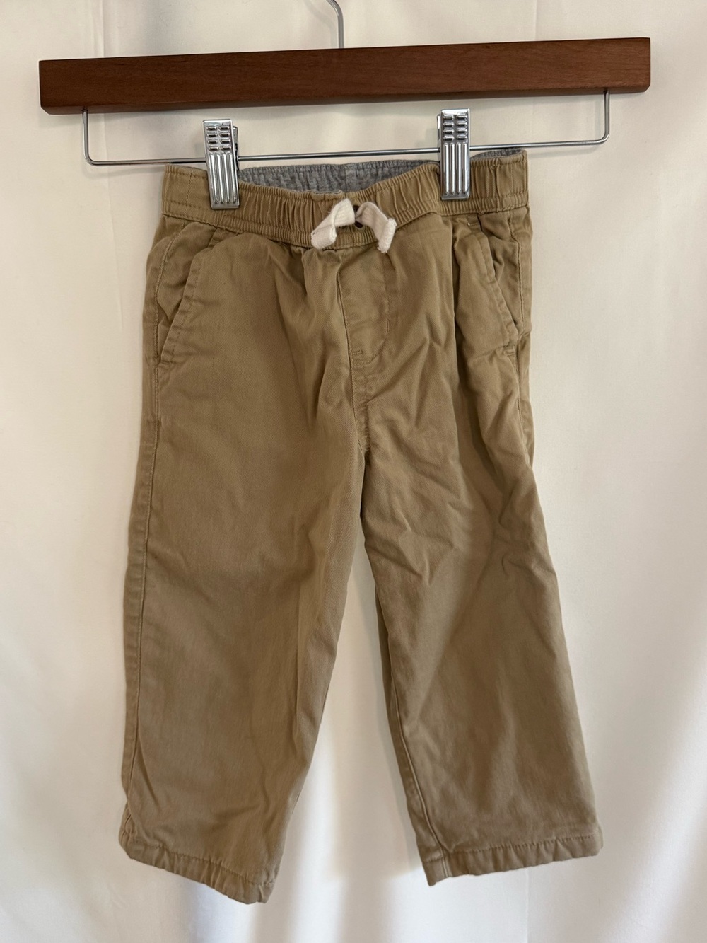Primary Kids Tan Drawstring Joggers